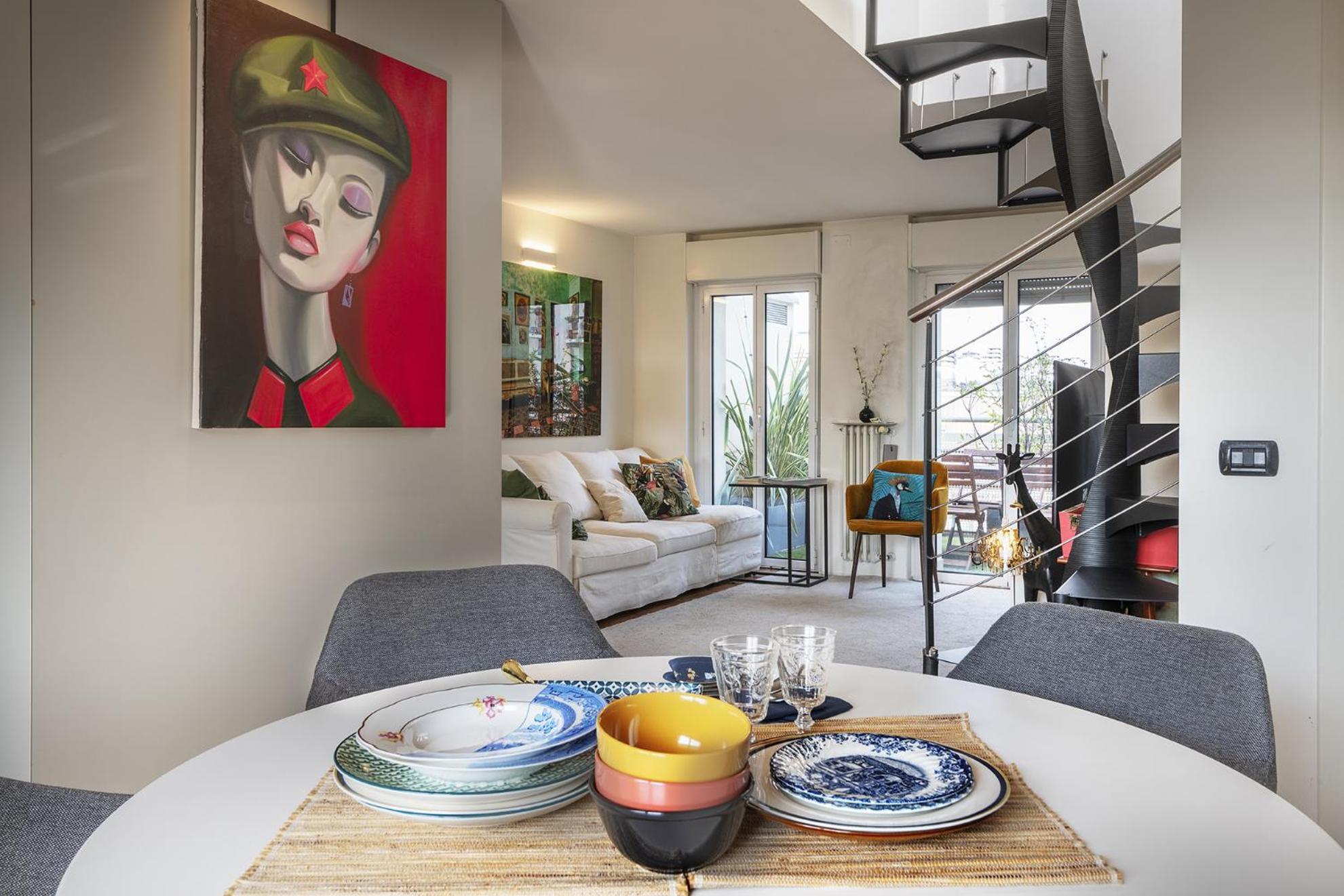 Giresio 41 - Your Penthouse With Rooftop Garden In Milano Navigli - Wifi Milão Exterior foto