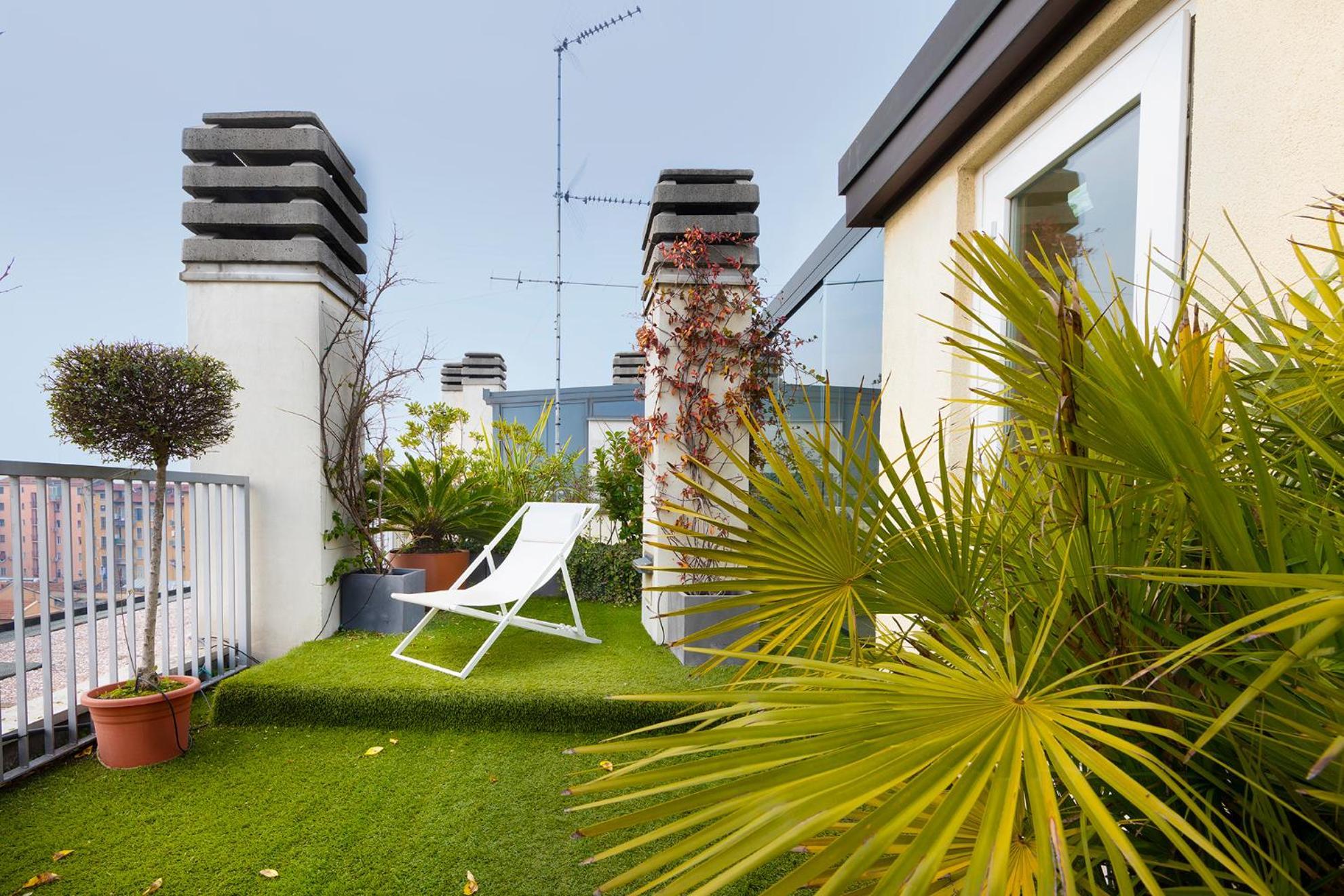 Giresio 41 - Your Penthouse With Rooftop Garden In Milano Navigli - Wifi Milão Exterior foto